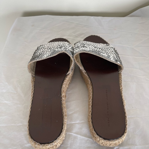 Marc by Marc Jacobs Sequin Espadrille Slides - Picture 6 of 8